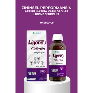 Ligone Sitikolin Magnezyum Cılek 200 ml