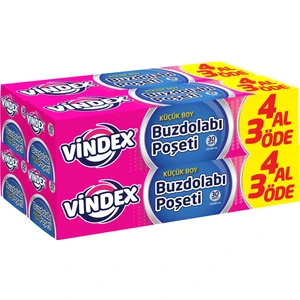 Küçük Boy Buzdolabı Poşeti - 4 Adet