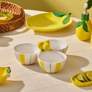 Lemon Limon Desenli Sunumluk 21 cm