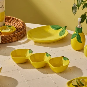 Lemon Limon Desenli Sunumluk 26 cm