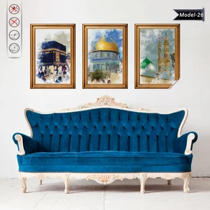 Akıllı Kağıt Kutsal Mekanlar Set Tablo - Poster Dini (Model- 26)