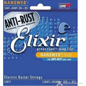 12077 Nanoweb Light Heavy Elektro Gitar Teli (10-52)