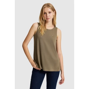 U.s. Polo Assn. Kadın Haki Tişört Basic 50323548-VR027