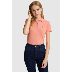 U.s. Polo Assn. Kadın Mercan Tişört Basic 50321798-VR204