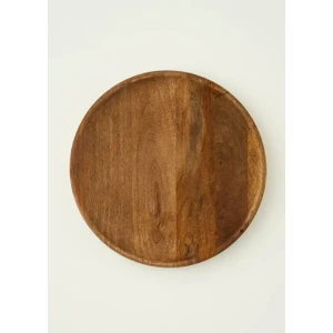 Wooden Mango Sunum Tabağı Naturel (30 Cm)