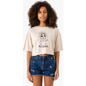 Hunter x Hunter Anime Alluka Bej Kadın Crop Tshirt