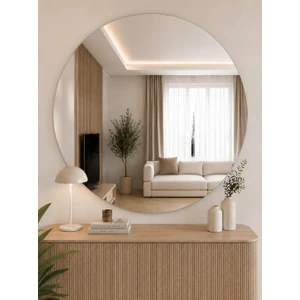 Effe Yapı Dekor 100 cm Çerçevesiz Yuvarlak Ayna