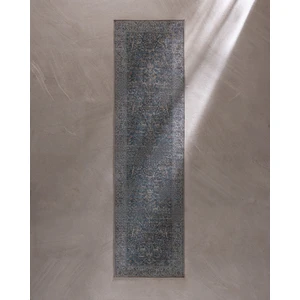 Madame Coco Eustache Halı - Mavi - 80X300 cm