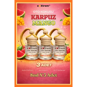 Oto Parfümü Karpuz-Mango 8ml x 3 Adet