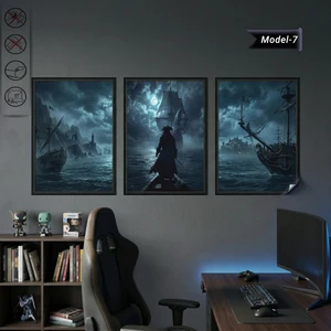 Akıllı Kağıt Statik Tutunma Özellikli Tablo - Poster Anime (Model- 7)