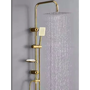 Gold Yağmurlama Robot Duş Seti Duş Başlığı - 400G