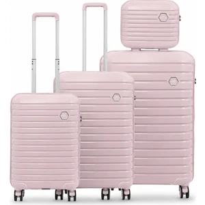 Vanille 4’lü Valiz Seti Soft Pink - 10663