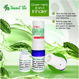 Green Herb Bitkisel Aromatik Inhaler 2’si 1 Arada (2 Adet)