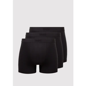3lü Siyah Basic Boxer 0912088-900