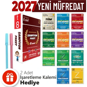Tonguç Akademi 8. Sınıf Şampiyon Paket + Hediyeli
