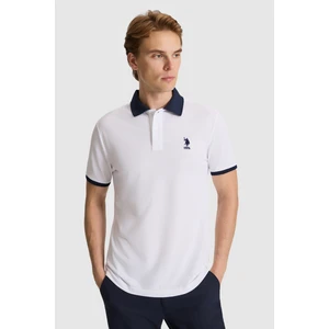 U.s. Polo Assn. Erkek Beyaz Tişört Basic 50326978-VR013