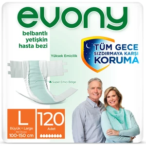 Yetişkin Hasta Bezi Large 120 Adet