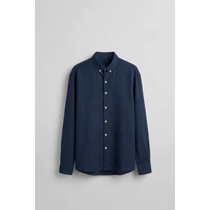 Abluka Online Erkek Oversize Basic Rahat Gömlek Lacivert