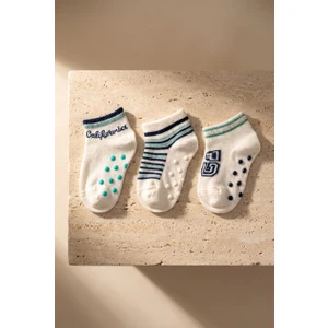Bebek 3'lü California Step Çorap