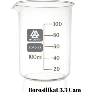 Cam Beher 100 ml Kısa Form Isıya Dayanıklı