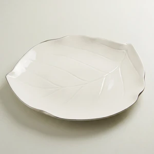 x Müge Anlı Servis Tabağı Gümüş 27 cm