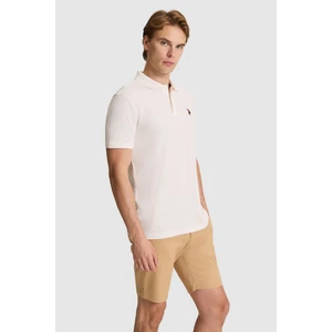 U.s. Polo Assn. Erkek Krem Tişört Basic 50326972-VR071
