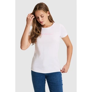 U.s. Polo Assn. Kadın Beyaz Tişört Basic 50323450-VR013