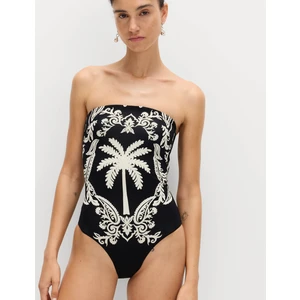 Marks & Spencer Desenli Bandeau Mayo