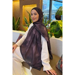 Batik Desen Soft Şal Mürdüm
