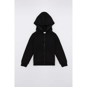 Siyah Unisex Hooded Sweatshirt