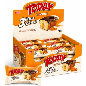 Today 3 Bites Karamelli 40 gr 24 Adet (1 Kutu)