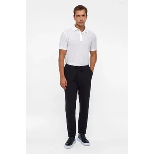 Siyah Slim Düz Jogger Pantolon