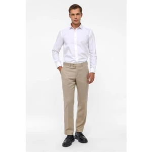 Bej Regular Klasik Pantolon