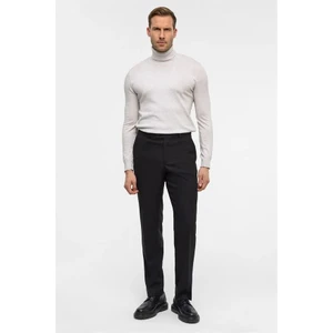 Siyah Regular Düz Casual Pantolon