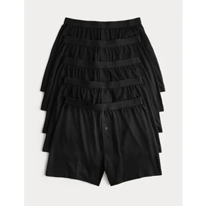 Marks & Spencer Saf Pamuklu 5'li Cool & Fresh™ Boxer Seti