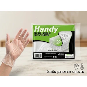 Tek Kullanımlık Şeffaf Eldiven (Poşet Eldiven)