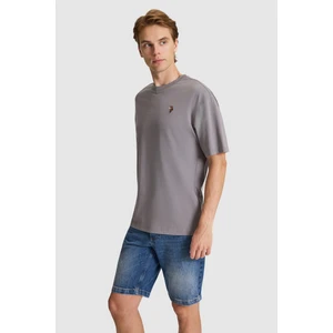 U.s. Polo Assn. Erkek Gri Tişört Basic 50326993-VR024