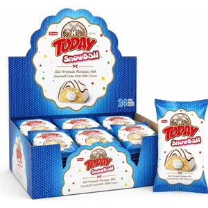 Today Snowball Sütlü Kek 35 Gr. 24 Adet (1 Kutu)