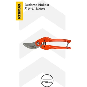Rtrmax Pruner Shears  Budama Makası Çelik Ergonomik