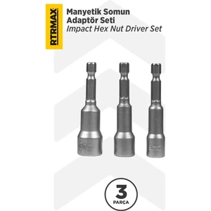 Rtrmax RB510 Manyetik Somon Adaptör Seti 1/4''- 3 Parça