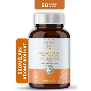 Bromelain & Krom Pikolinat 60 Kapsül 2 in 1