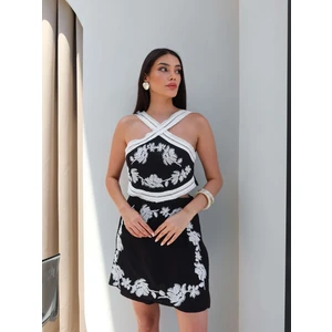 Esra Helvacı Taş Işlemeli Şort Tulum