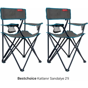 Best Choice  Adventures Katlanır Kamp Sandalyesi 2 Adet