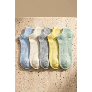 Katia & Bony Unisex 5'li Basic Step Çorap Gri Mix