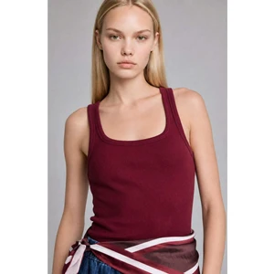 Slim Fit Basic Yuvarlak Yaka Fitilli Atlet E5539AX26AU