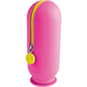 Hoop Silikon Kalem Kutu Neon Pembe