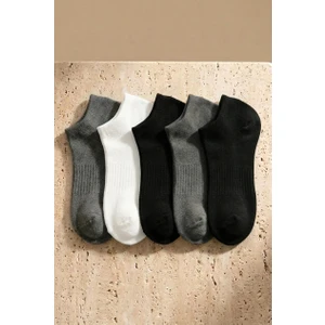 Katia & Bony Unisex 5'li Basic Step Çorap Siyah Mix