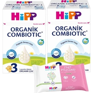 3 Organik Devam Sütü Combiotic 600GRX2 Adet (Islak Mendil H