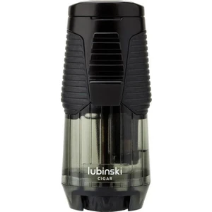 Yeni Seri Basic Tek Torch Sehpalı Puro Çakmağı Siyah