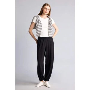 Jogger Fit Basic Siyah Eşofman Altı D4234AX26AU